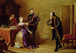 Mary, Queen of Scots and John Knox by Samuel Sidley